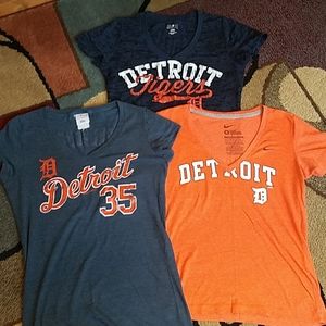 Lot of Detroit Tigers tees.